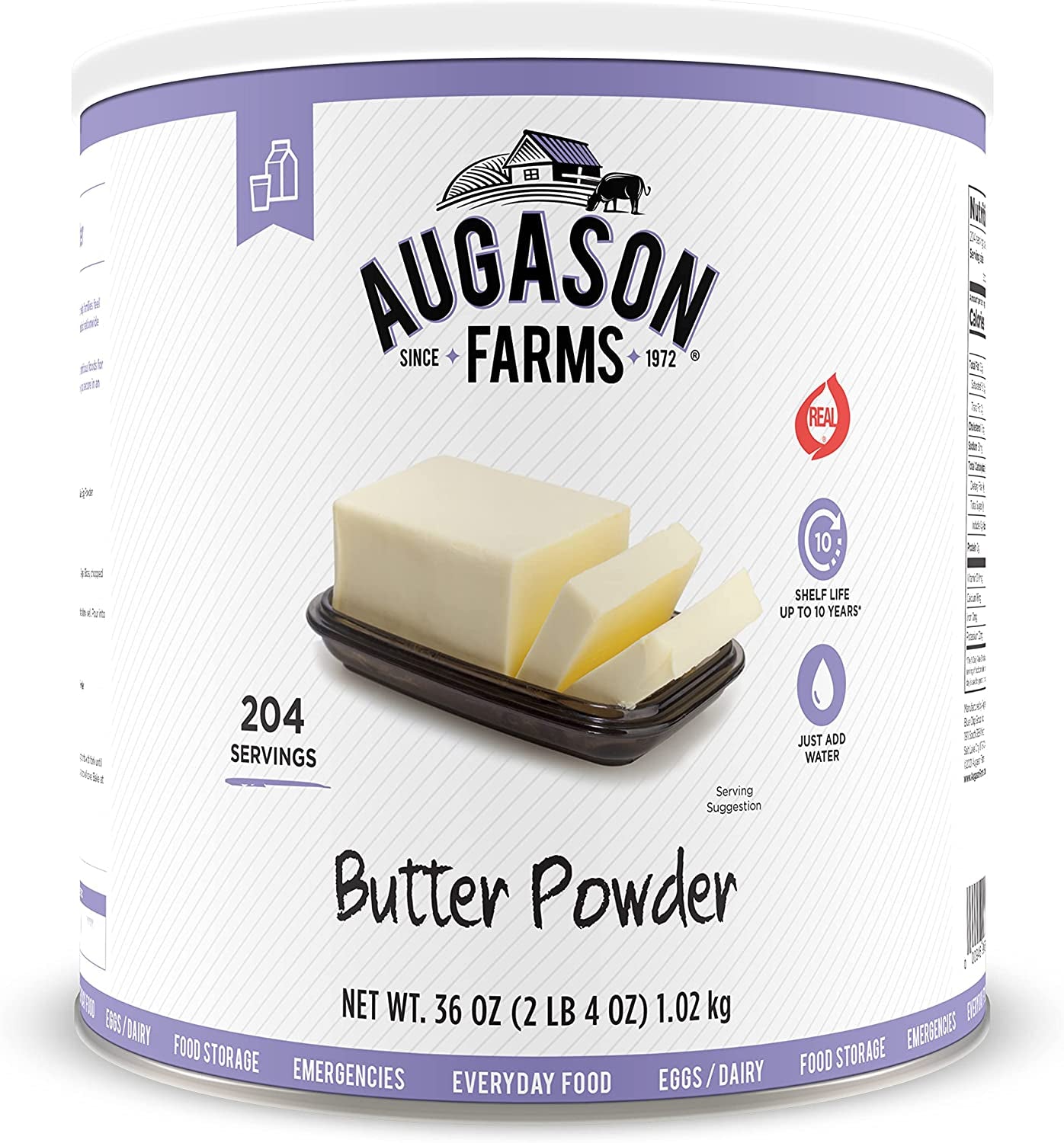 Butter Powder 2 Lbs 4 Oz No. 10 Can