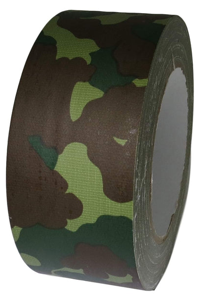 T.R.U. CDT-36 Industrial Grade Duct Tape. Waterproof and UV Resistant. Multiple Colors Available. 25 Yards. (Camouflage/Military, 2 In.)