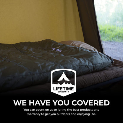 Celsius XL Sleeping Bag; Great for Family Camping; Free Compression Sack