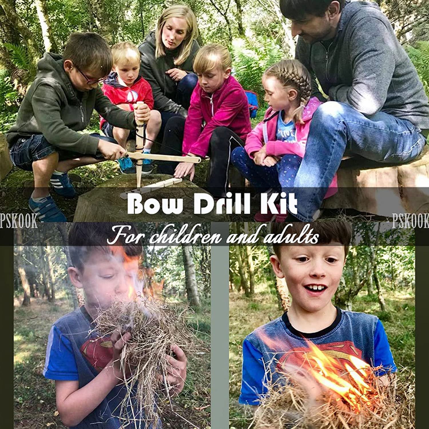 Bow Drill Kit Fire Starter